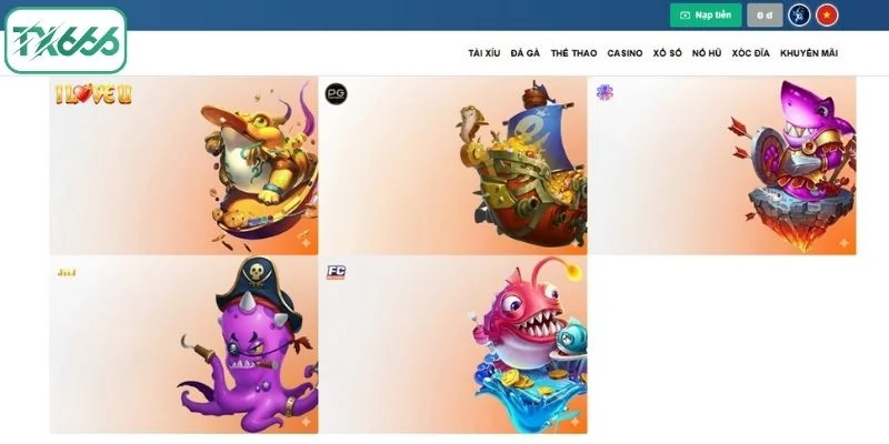 Các nhà phát hành game nổ hũ uy tín hợp tác cùng TX666